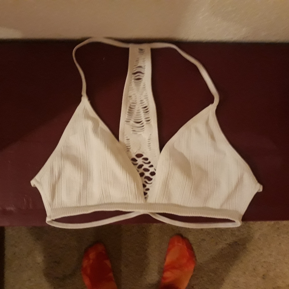 Free people white bralette